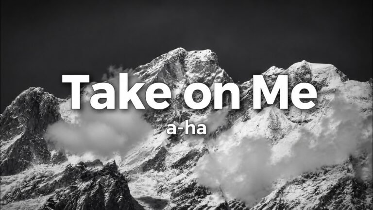 a-ha – Take On Me Lyrics Video (1985)