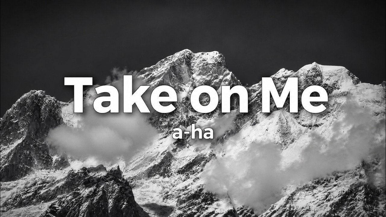 a-ha – Take On Me Lyrics Video (1985)