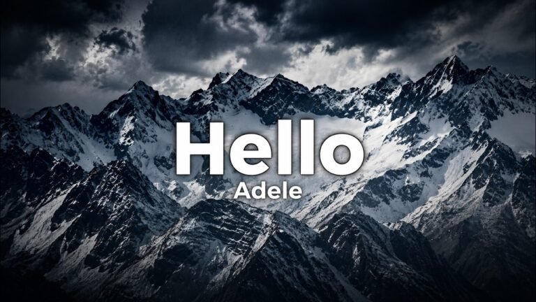 Adele – Hello Lyrics Video (2015)