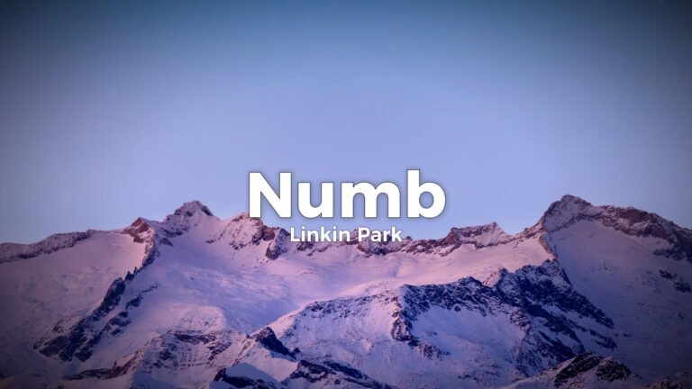Linkin Park – Numb lyrics video thumbnail