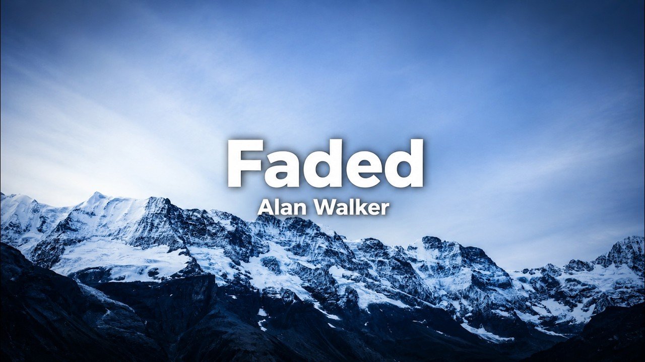 Alan Walker – Faded Lyrics Video (2015)