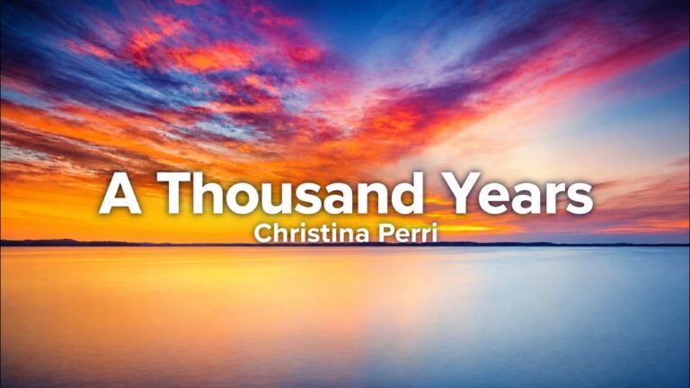 Christina Perri – A Thousand Years Lyrics Video (2011)
