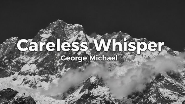 George Michael – Careless Whisper Lyrics Video (1988)
