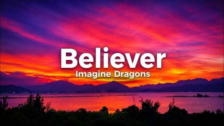 Imagine Dragons – Believer Lyrics Video (2017)