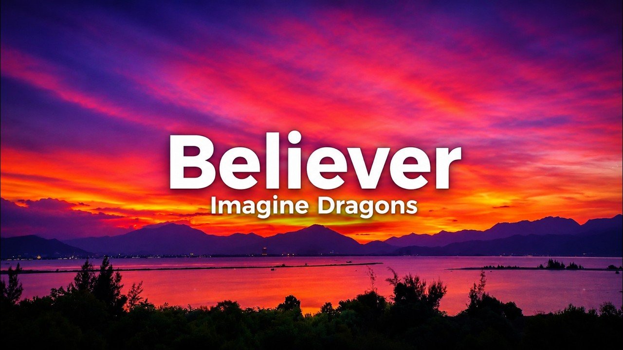 Imagine Dragons – Believer Lyrics Video (2017)