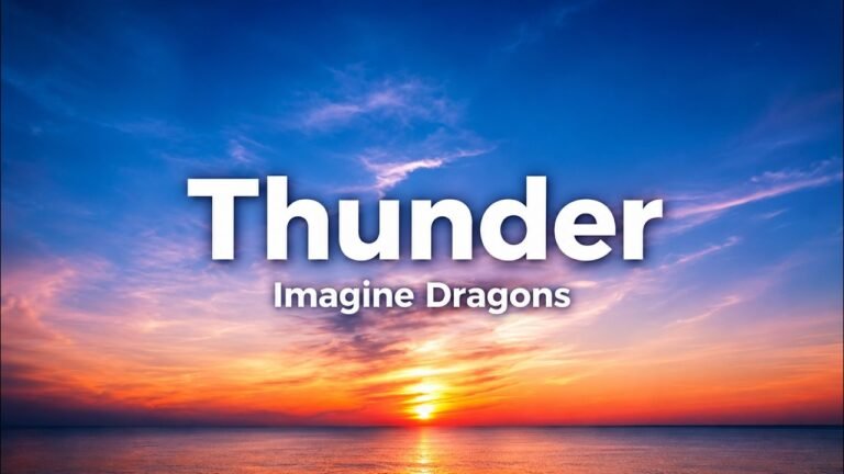 Imagine Dragons – Thunder Lyrics Video (2017)