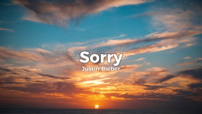 Justin Bieber – Sorry Lyrics Video (2015)