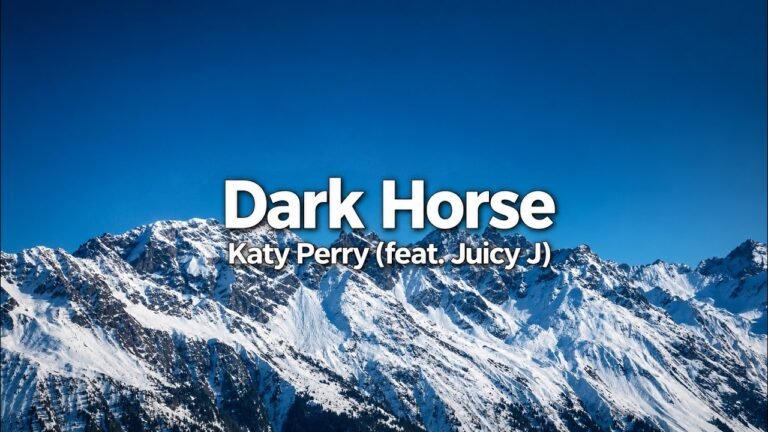 Katy Perry feat. Juicy J – Dark Horse Lyrics Video (2013)