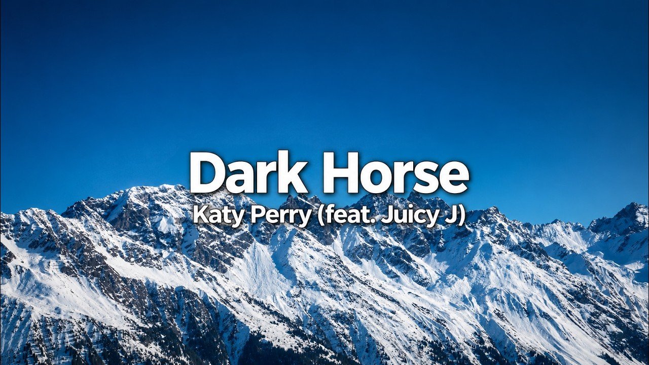 Katy Perry feat. Juicy J – Dark Horse Lyrics Video (2013)
