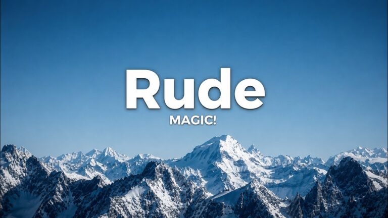 MAGIC! – Rude Lyrics Video (2013)