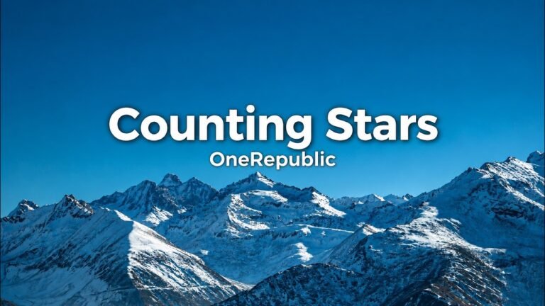 OneRepublic – Counting Stars Lyrics Video (2013)