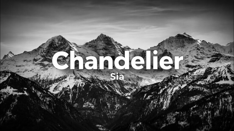 Sia – Chandelier Lyrics Video (2014)