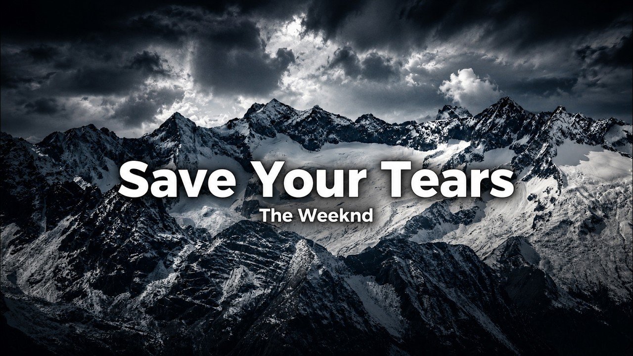 The Weeknd – Save Your Tears Lyrics Video (2020)