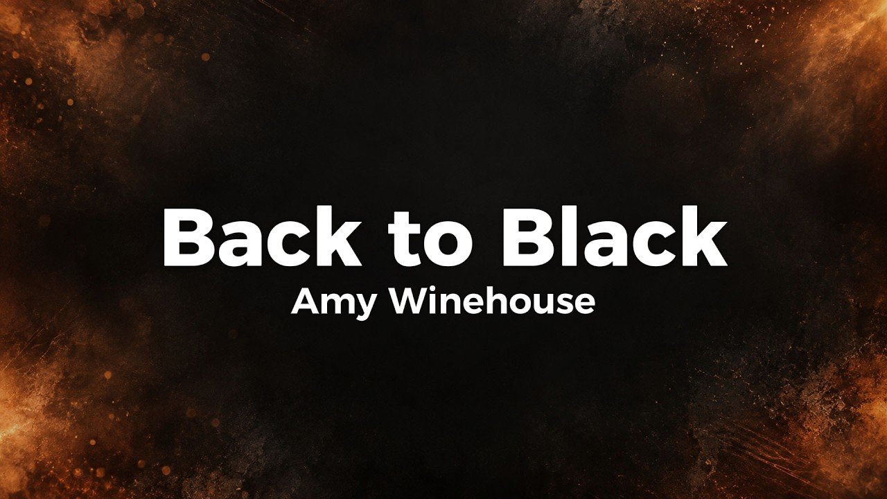 Amy Winehouse – Back to Black Lyrics Video (2006)