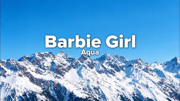 Aqua – Barbie Girl lyrics video thumbnail