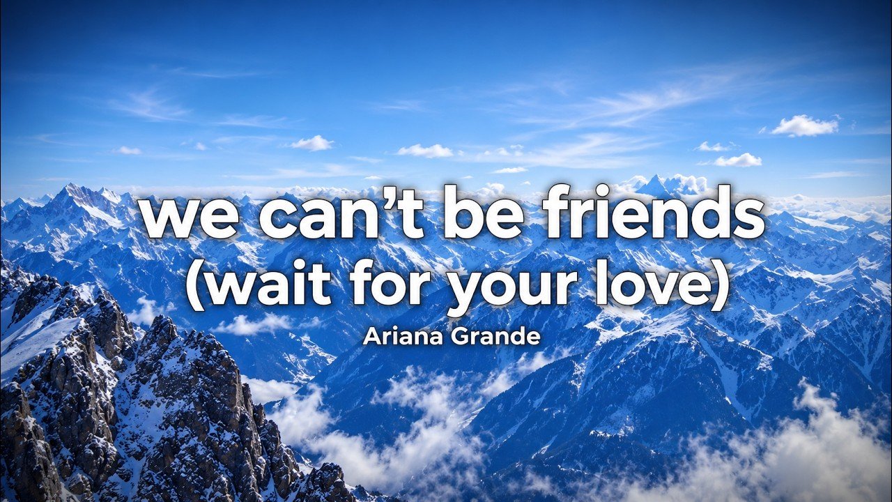Ariana Grande – we can’t be friends (wait for your love) Lyrics Video (2024)