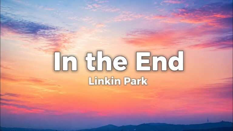 Linkin Park – In the End lyrics video thumbnail