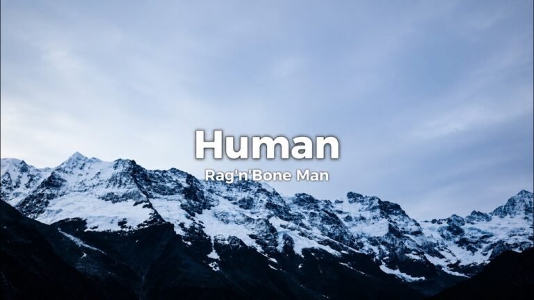 Rag’n’Bone Man – Human lyrics video thumbnail