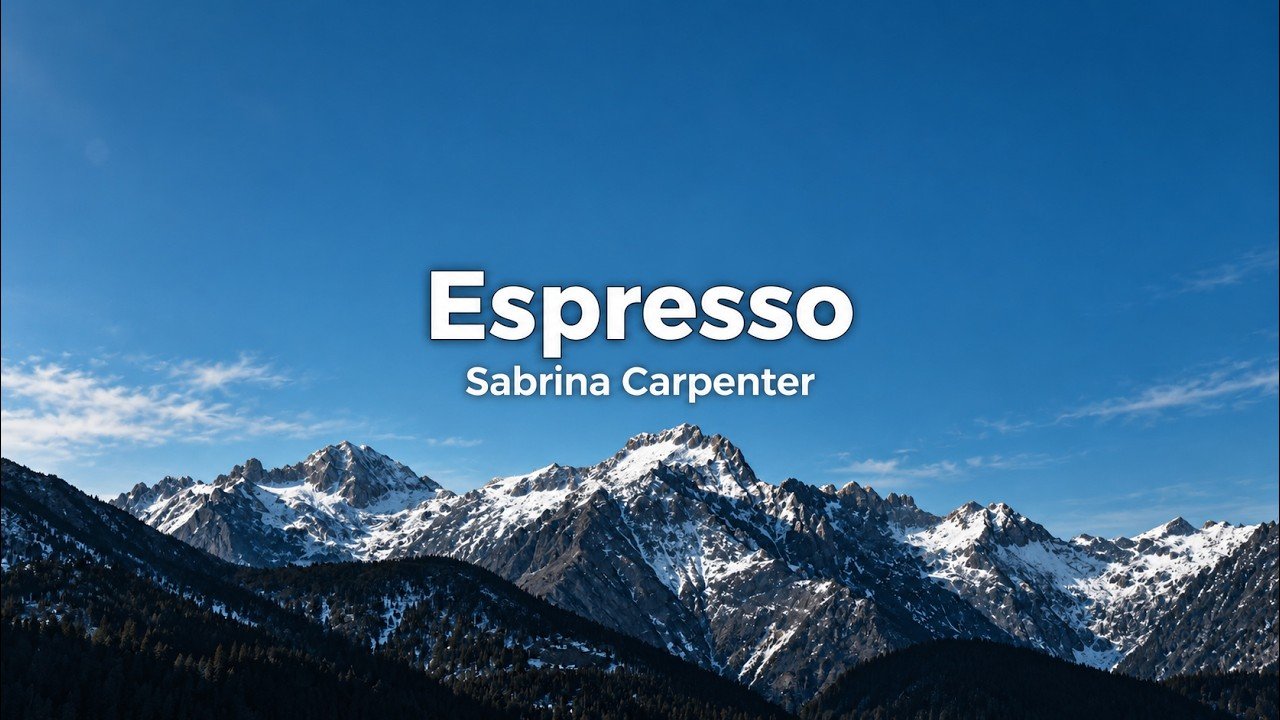 Sabrina Carpenter – Espresso Lyrics Video (2024)