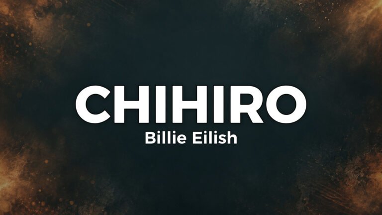 Billie Eilish – CHIHIRO lyrics video thumbnail