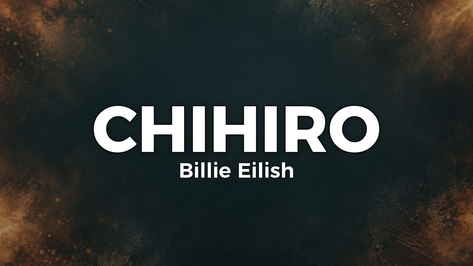 Billie Eilish – CHIHIRO Lyrics Video (2024)