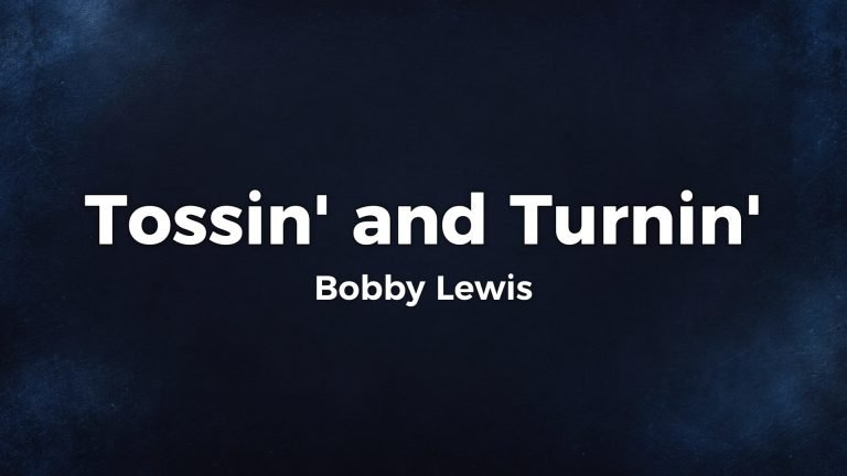 Bobby Lewis – Tossin’ and Turnin’ lyrics video thumbnail