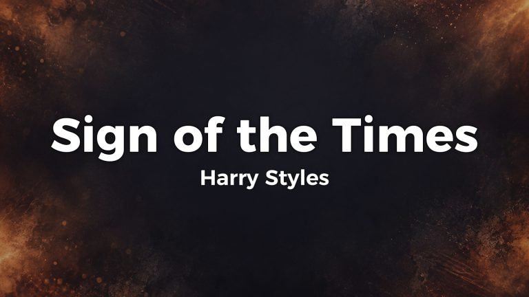 Harry Styles – Sign of the Times lyrics video thumbnail