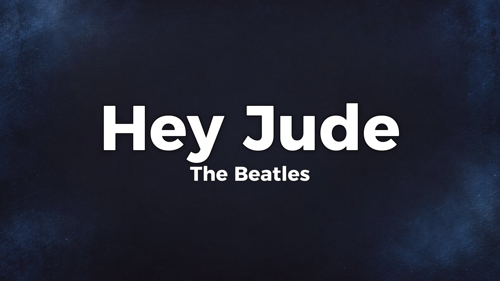 The Beatles – Hey Jude Lyrics Video (1968)