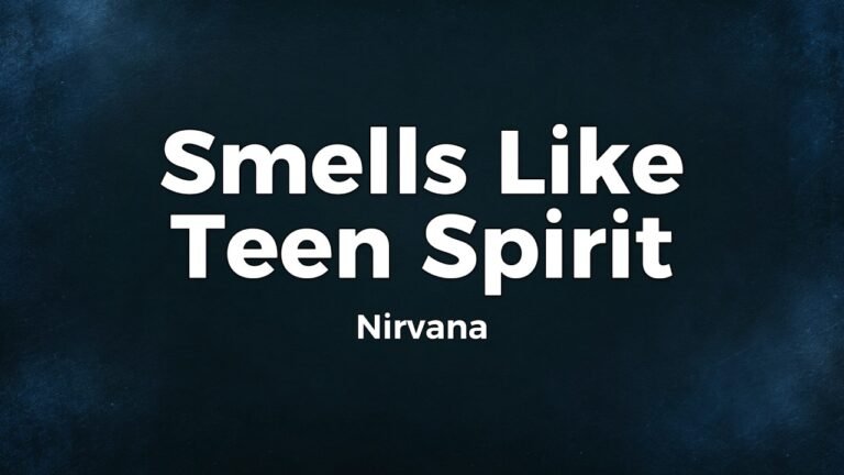 Nirvana – Smells Like Teen Spirit lyrics video thumbnail